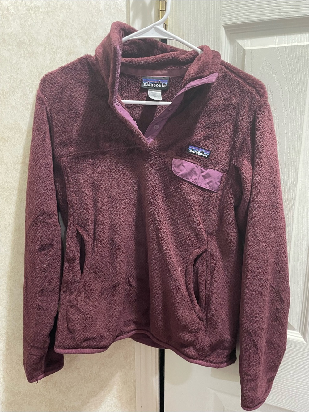 Patagonia Women's Plush Fleece Pullover - Plum